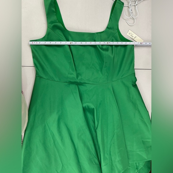 Eliza J Women's Dresses Asymmetrical Midi Green New - Picture 15 of 16